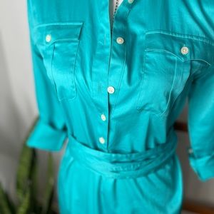 Teal shirt dress! Ralph Lauren